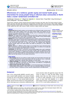 Effectiveness of a resilience, gender equity and mental health group intervention for young people living in informal urban communities in North India: a cluster randomized controlled trial