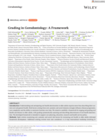 Grading in Gerodontology: A Framework