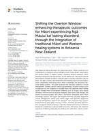 Shifting the Overton Window: enhancing therapeutic outcomes for Māori experiencing Ngā Māuiui kai (eating disorders) through the integration of traditional Māori and Western healing systems in Aotearoa New Zealand