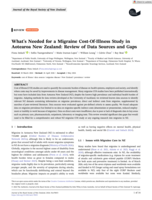 What's Needed for a Migraine Cost‐Of‐Illness Study in Aotearoa New Zealand: Review of Data Sources and Gaps