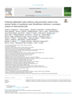 Predicting Salmonella Typhi incidence using prevalence metrics from sentinel studies of community-onset bloodstream infections: a secondary analysis of observational data