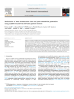 Modulation of beer fermentation time and yeast metabolite generation using audible sound with elevated particle motion