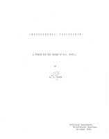 Endocardial thrombosis