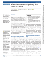 Aflatoxin exposure and primary liver cancer in Ghana