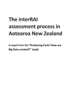 The interRAI assessment process in Aotearoa New Zealand