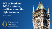 FOI in Scotland 2026&nbsp;– reform, resilience and the right to know