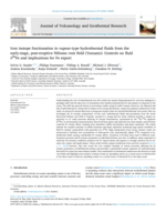 Iron isotope fractionation in vapour-type hydrothermal fluids from the early-stage, post-eruptive Nifonea vent field (Vanuatu): Controls on fluid δ56Fe and implications for Fe export