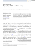 Geographical variability in dabigatran dosing within New Zealand