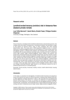 Landlord-ended tenancy (eviction) risk in Aotearoa New Zealand private rental‌‌‌s