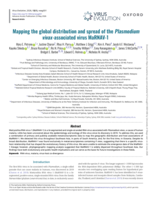 Mapping the global distribution and spread of the Plasmodium vivax -associated virus MaRNAV-1