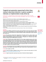 Targeted next-generation sequencing for direct drug-resistant tuberculosis detection in sputum samples in Indonesia: an implementation study (2024–25)