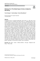 Working 9 to 5: The Global Impact of Jobs on Subjective Well-Being