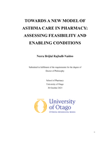 Towards a new model of asthma care in pharmacy: Assessing feasibility and enabling conditions
