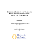 Rethinking evidence for traumatic brain injury rehabilitation: A critical exploration