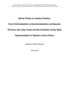 From Criminalisation to Decriminalisation and Beyond: The Bury Your Gays Trope and the Evolution of Gay Male Representation in Western Crime Fiction