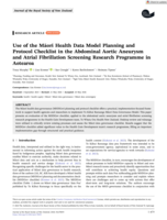 Use of the Māori Health Data Model Planning and Protocol Checklist in the Abdominal Aortic Aneurysm and Atrial Fibrillation Screening Research Programme in Aotearoa