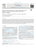 Difference model quantification of coseismic landslide erosion and deposition to improve connectivity metrics after the 2016 Kaikōura earthquake