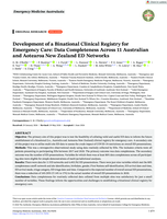 Development of a Binational Clinical Registry for Emergency Care: Data Completeness Across 11 Australian and Aotearoa New Zealand ED Networks