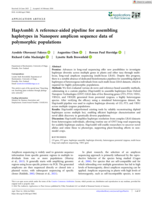 HapAsmbl: A reference-aided pipeline for assembling haplotypes in Nanopore amplicon sequence data of polymorphic populations