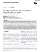 Mineralogy of Historic Scheelite Mine Tailings at Glenorchy, Otago, New Zealand
