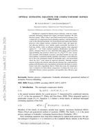 Optimal Estimating Equations for Compact-Memory Hawkes Processes