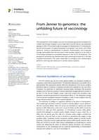 From Jenner to genomics: the unfolding future of vaccinology
