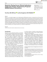 Ketamine Dosing Across Clinical Indications: A Narrative Review Organized by Proposed NMDA‐Related Mechanisms