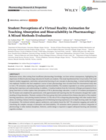 Student Perceptions of a Virtual Reality Animation for Teaching Absorption and Bioavailability in Pharmacology: A Mixed Methods Evaluation
