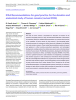 IFAA Recommendations for good practice for the donation and anatomical study of human remains (revised 2026)