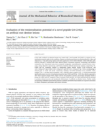 Evaluation of the remineralisation potential of a novel peptide GA-C16G2 on artificial root dentine lesions
