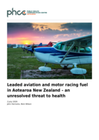 Leaded aviation and motor racing fuel in Aotearoa New Zealand – an unresolved threat to health