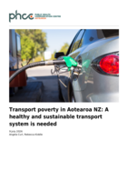 Transport poverty in Aotearoa NZ: A healthy and sustainable transport system is needed