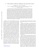H-T Phase diagram of CeRh₂As₂: Refinement of the parity-switch scenario