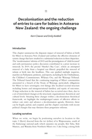 Decolonisation and the reduction of entries to care for babies in Aotearoa New Zealand: the ongoing challenge