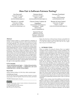 How Fair is Software Fairness Testing?