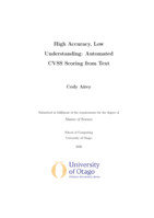 High Accuracy, Low Understanding: Automated CVSS Scoring from Text