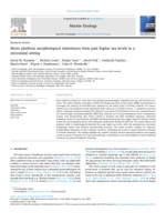 Shore platform morphological inheritance from past higher sea levels in a microtidal setting