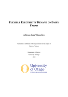 Flexible Electricity Demand on Dairy Farms