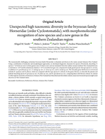 Unexpected high taxonomic diversity in the bryozoan family Horneridae (order Cyclostomatida), with morphomolecular recognition of new species and a new genus in the southern Zealandian region