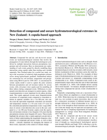 Detection of compound and seesaw hydrometeorological extremes in New Zealand: A copula-based approach