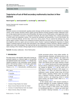 Trajectories of out-of-field secondary mathematics teachers in New Zealand