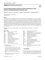 Towards implementation of precision medicine biomarkers in early detection and prognostication of prostate cancer