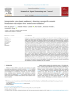 Interpretable voice-based parkinson’s detection: sex-specific acoustic biomarkers with subject-level nested cross-validation