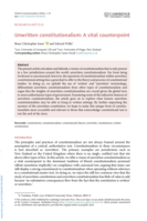 Unwritten constitutionalism: A vital counterpoint