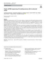 Single-cell RNA sequencing of circulating tumour cells in colorectal cancer