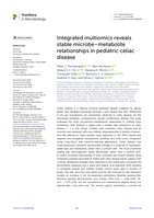 Integrated multiomics reveals stable microbe–metabolite relationships in pediatric celiac disease