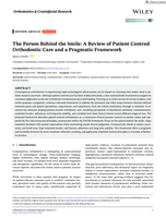The Person Behind the Smile: A Review of Patient-Centred Orthodontic Care and a Pragmatic Framework