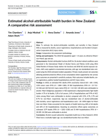 Estimated alcohol-attributable health burden in New Zealand: A comparative risk assessment