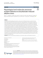 Physiological and molecular processes of plant tolerance to bicarbonate-induced alkaline stress