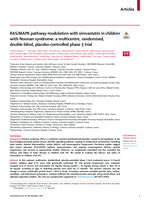 RAS/MAPK pathway modulation with simvastatin in children with Noonan syndrome: a multicentre, randomised, double-blind, placebo-controlled phase 3 trial